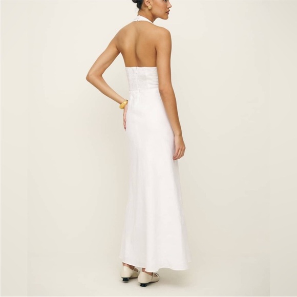 Reformation Delilah Halter Dress, size 0 - Picture 3 of 6